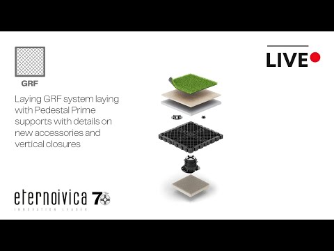 EN1: Laying GRF system with Pedestal Prime supports