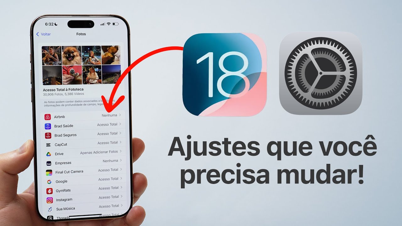 Ajustes Que Você PRECISA Mudar no iOS 18!