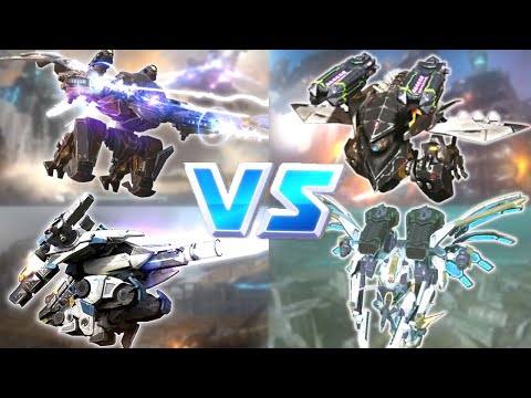 SERAPH VS AO JUN VS HAWK VS FAFNIR Who Is The REAL Titan Killer? - War Robots Comparison WR