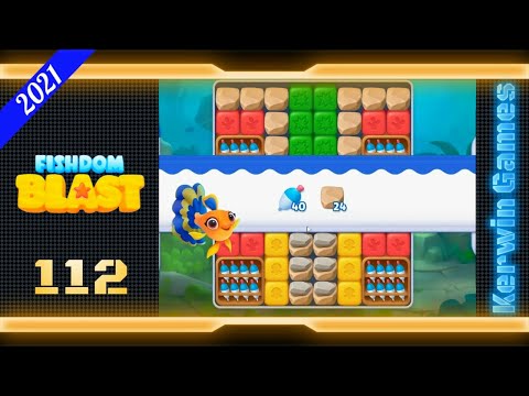 Fishdom Blast Level 112 - No Boosters - 30 moves (2021)