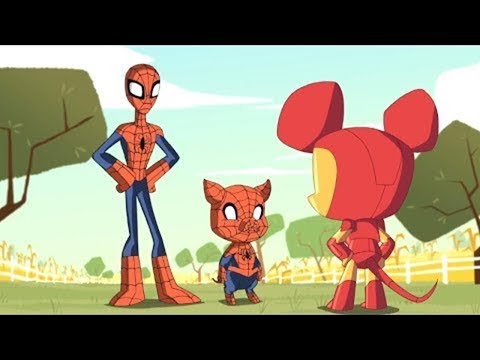 Spider-Man Meets Spider-Ham & Spider-Man Noir | Spider Verse part 2