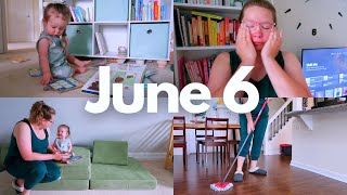 JUNE 6 VLOG | a regular day at home, an emotional 5 star book, cleaning the house + more