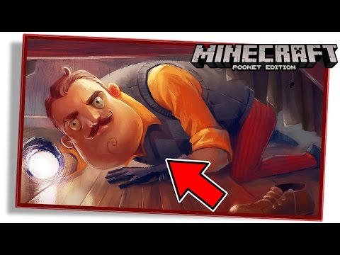 HELLO NEIGHBOR! MEU VIZINHO QUER ME MATAR NO MINECRAFT PE! (MCPE / Minecraft Pocket Edition)