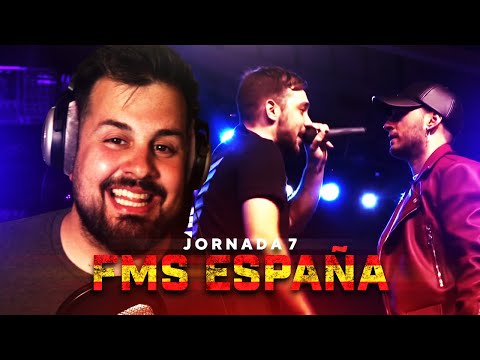 PAPO REACCIONA A LAS MEJORES RIMAS FMS ESPAÑA JORNADA 7
