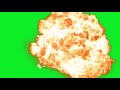 EXPLOSION green screen [no copyright]