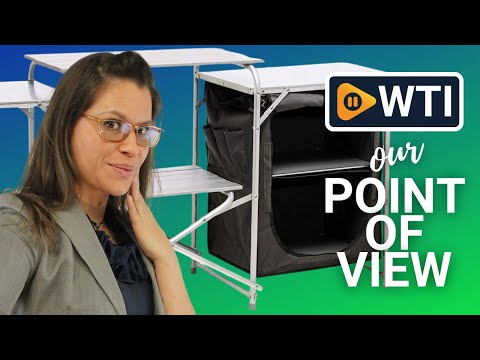 Deluxe Roll Top Kitchen Table for Camping Made with Weather-Resistant Aluminum (by Caddis Sports Inc.) - WTI product video review
