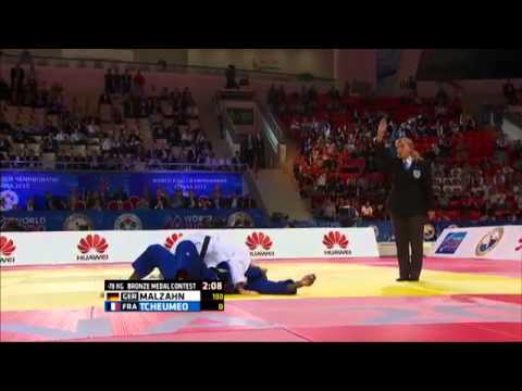 Luise Malzahn vs Audrey Tcheumeo World Judo Championships 2015 - Astana