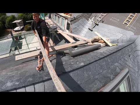 Firstgebinde decken Teil 75 - 22.05.2025 - Schieferdach Osnabrück