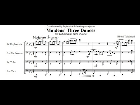 Maidens' Three Dances - Euphonium & Tuba Quartet by Hiroki Takahashi
