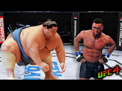 Mike Tyson vs. Crazy Sumo (EA sports UFC 4)