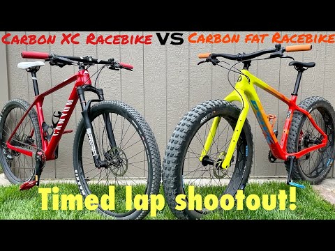Carbon XC Racebike VS Carbon Fat Racebike | Canyon Exceed VS Salsa Beargrease | Fat Bike