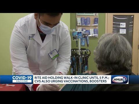 Rite Aid holds walk-in clinic Thursday; CVS urging vaccinations, boosters