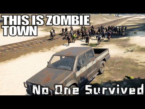 Finishing up Zombie Town Outpost | No One Survived Gameplay