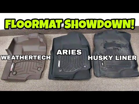 2019 FLOORMAT SHOWDOWN! Weathertech vs Aries vs Husky Liner! Part 1 of 3