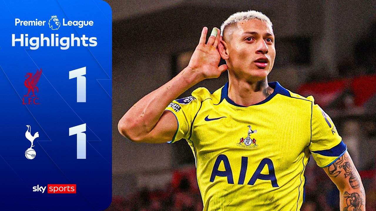Richarlison rescues point at Anfield! 🤯 | Liverpool 1-1 Spurs | Premier League highlights