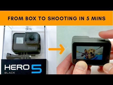 GoPro Hero 5 Black - Quick Beginner Instruction Guide Manual