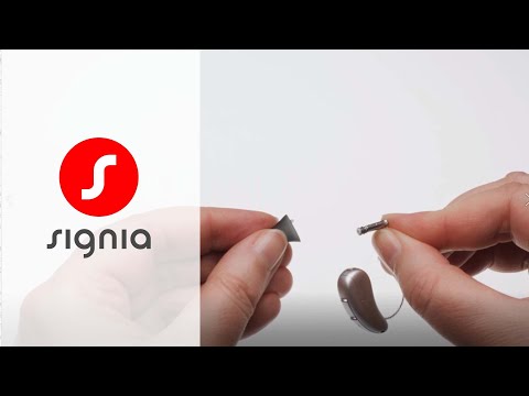 How to exchange a sleeve eartip on a Signia hearing aid | Signia Hearing Aids