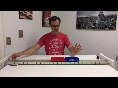 Collision between two carts