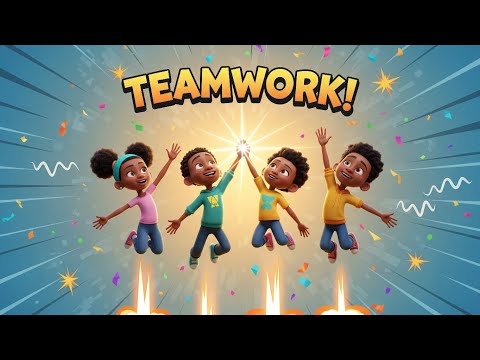 Teamwork Makes the Dream Work! | Fun Kids Song + Dance | Laybim Kids Media
