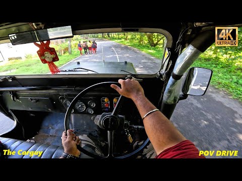 Mahindra Jeep POV Drive | 2000 Model Mahindra CL500 MDI | The Carguy | ASMR | 4K |  #87 |