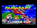 Mario Kart 64 2 Players Flower Cup 150cc