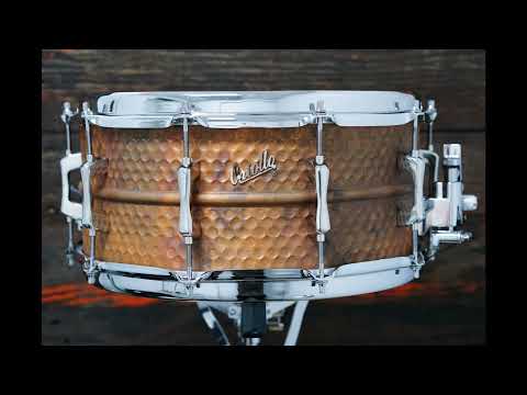SOLD - Oriollo 6.5x14" Bakar 65 Seamless Hammered Copper Snare Drum