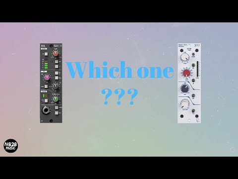 Neve 511 vs SSL SIX CH Preamp Comparison (Audio Examples)