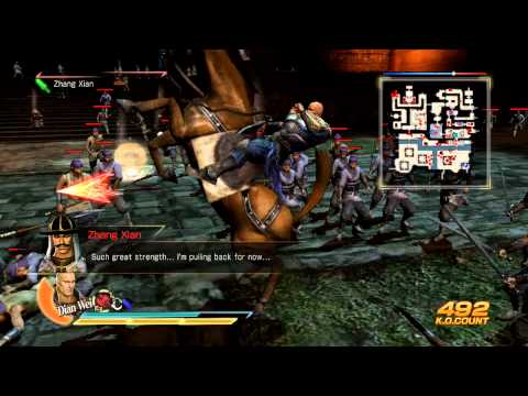 Dynasty Warrior 8 Battle of Wan Castle Rescuing Cao Ang and Cao Anmin wth Dian Wei 3 condition stars