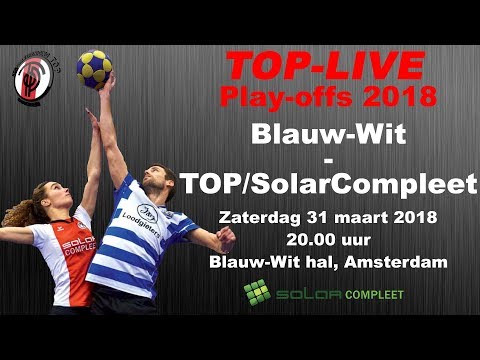 Play-off: Blauw-Wit 1 tegen TOP/SolarCompleet 1, zaterdag 31 maart 2018
