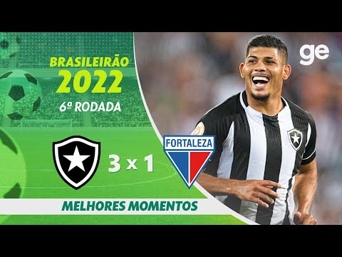 Gols e lances de Botafogo x Fortaleza