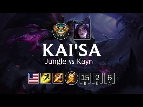 Kai'Sa Jungle vs Kayn - NA Challenger Patch 8.13