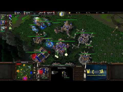 Seal(ORC) DesTr0(HU) vs GodFather(UD) Lubber(UD) - Warcraft 3: Classic - RN6096