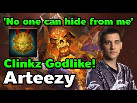 'No one can hide from me' Clinkz Godlike by Arteezy