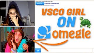 Going On OMEGLE as a VSCO Girl!