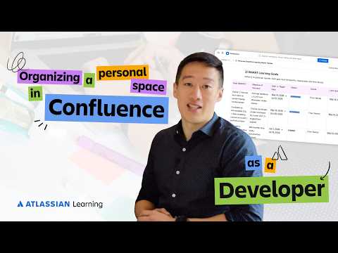 Video Thumbnail: Organizing a personal space in Confluence as a Developer | How I Atlassian
