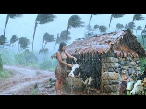 Himalayan Nepali Village life Rainy Season people  Activities In Village | Real Nepali Village Life