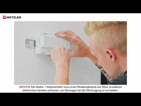 2 Draht IP Anschluss | Metzler Video Türsprechanlage VDM10 | HowTo | Tutorial
