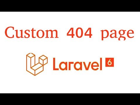 Laravel 6 tutorial 33 Custom 404 page