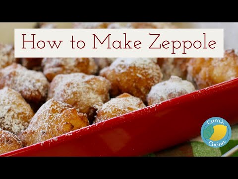 How to Make Zeppole || Cara Di Falco || Cara's Cucina