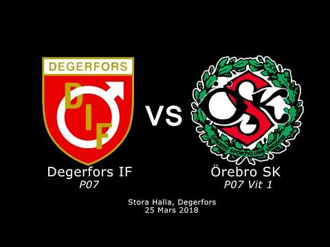 = Degerfors Cupen =  Degerfors IF P07 1 vs ÖSK P07 Vit 1 _ 2018-03-25