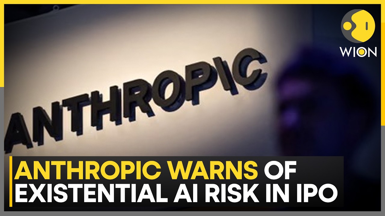 Anthropic Warns AI Poses Existential Threats to Humanity | WION
