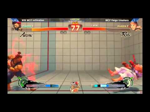 Street Fighter 25th Anniv. Tournament SSF4 v2012 Winner Finals WW MCZ Infiltration vs. MCZ Daigo