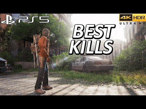 The Last of Us Part 1 PS5 - Best Kills 3 ( Grounded ) | 4k 60FPS