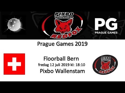 Prague Games 2019 Boys 15 Floorball Bern - Pixbo Wallenstam 20190712