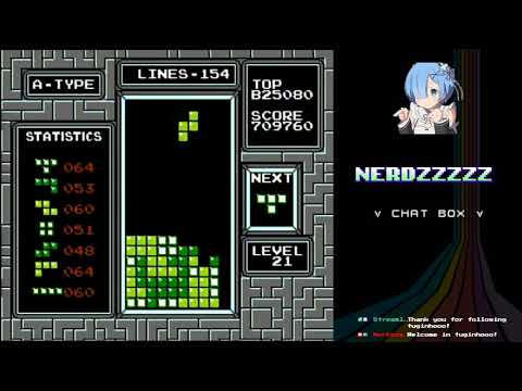 NES Tetris - 1,301,080 (world's THIRD confirmed 1.3M game)