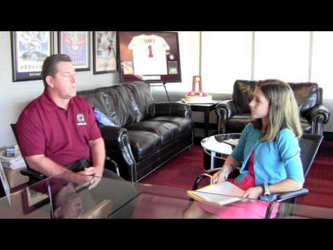 Ray Tanner interviewed by a 6th grader