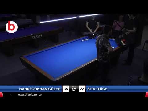 BAHRİ GÖKHAN GÜLER & SITKI YÜCE Bilardo Maçı - 4 EYLÜL BİLARDO ŞAMPİYONASI - SİVAS-1.TUR