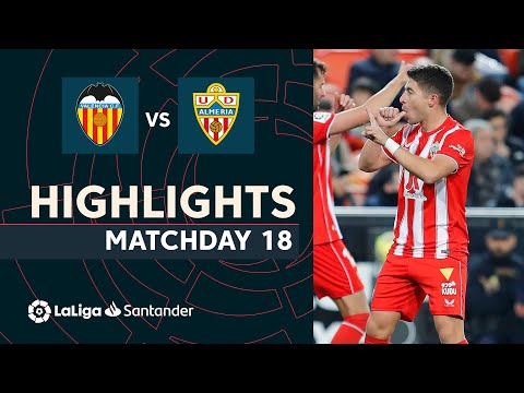 Highlights Valencia CF vs UD Almería (2-2)