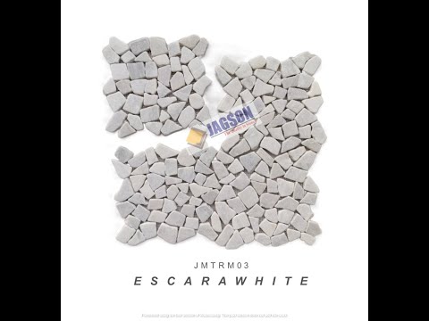 Natural stone escara white, thickness: 10 mm