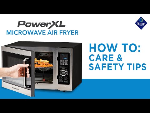 PowerXL Microwave Air Fryer- Care And Safety Tips